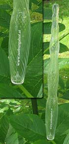 TC energy design vortex flow glass drinking straw